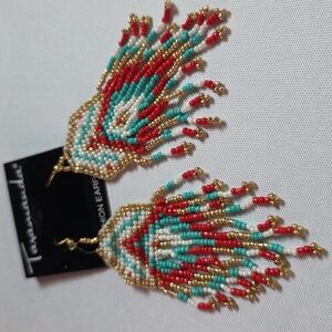 NWT Multicolor Beaded Earrings
